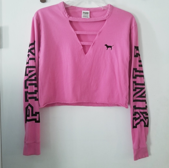 Victoria's Secret PINK Crop Top Size XS - Picture 2 of 7